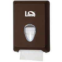 Диспенсер для туалетной бумаги Lime Color корич.с кнопкой(A62201MAS)