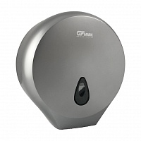 Диспенсер GFmark для туалетной бумаги,барабан премиум,серый с глазком GF-926