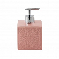 Дозатор жид.мыла VENICE розовый, керамика
