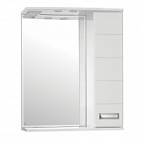 Зеркало-шкаф Style Line Ирис-65/С,рельеф пастель